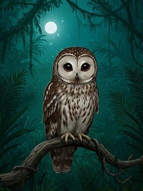 Brown Owl Custom Fridge Magnet Kitchen Home Decor